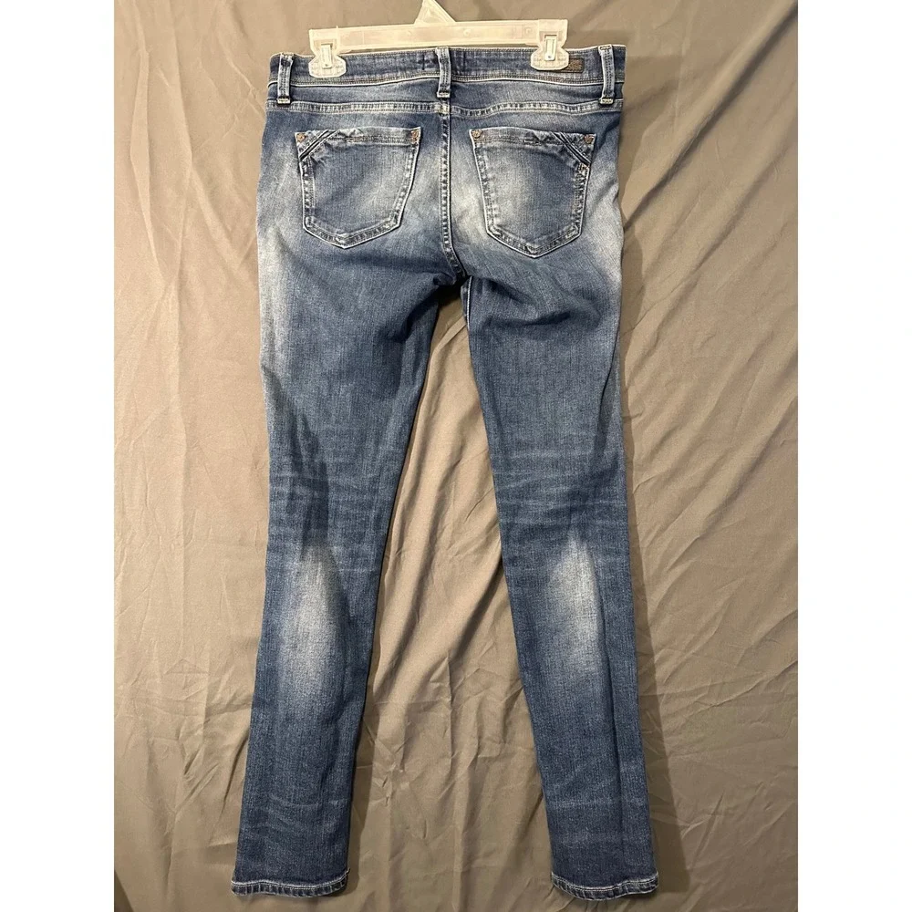 BKE Buckle Black Fit No 53 Skinny Jeans Mens 29x32‎ Candiani Italian Denim